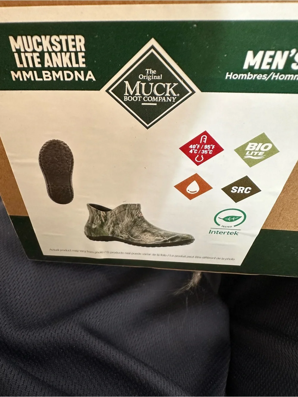 Muck Boot Company Men's size 12 Camo Ankle Boots - NEW